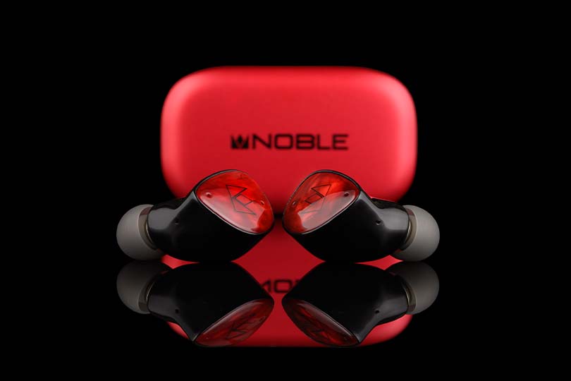 Buy wireless headphones Noble Audio FoKus Amadeus Black Red in